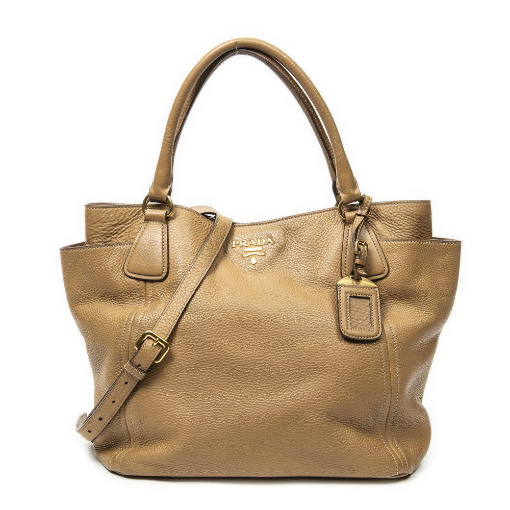 Prada Double Pocket Top Handle Tote